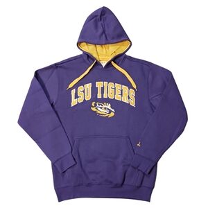 Classic Mens LSU Tigers Collegiate Collection Arch Logo Hoodie